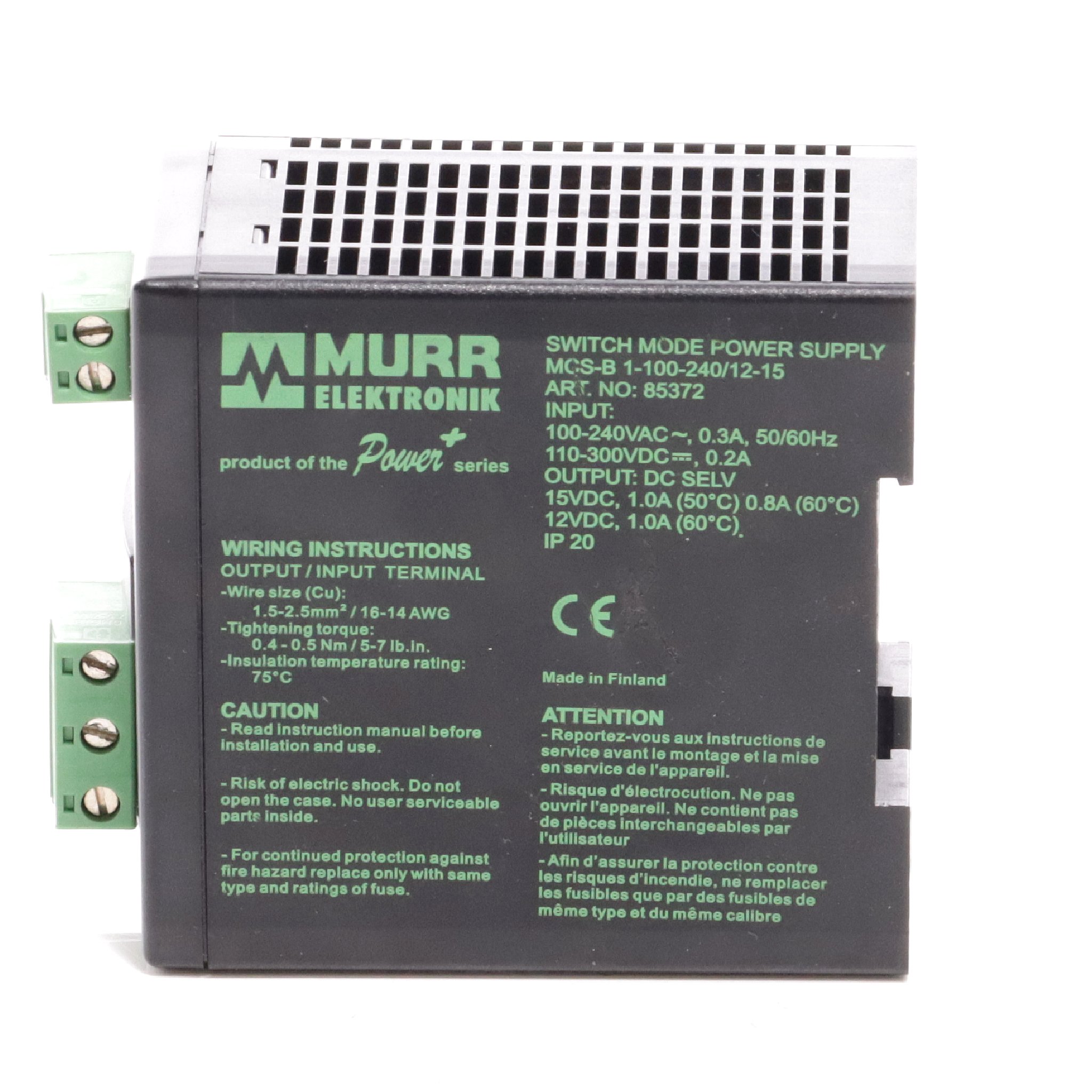 MCS-B Schaltnetzteil 1-phasig  Neuwertig